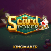 5 Card Poker table game app
